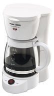Black &amp; Decker DCM500 SmartBrew 5-Cup Coffeemaker, White