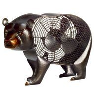 Deco Breeze DBF1937 Figurine Fan, Black Bear N4