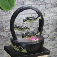 FEI&amp;S Ceramic Flowing Water humidifier living room desk Creative gifts home decor is in theload potentiometer N2