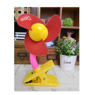 Leewin Mini Safety Portable Clip-on Baby Stroller Fan Battery Powered Soft Foam Blade Infant Toddler Crib Cooling... N11