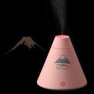 DZT1968 Volcano Humidifier USB Air Diffuser Purifier Atomizer LED Night Light (White) N5