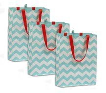 DII Reusable Shopping Bag, For Farmers Markets, Grocery Shopping, Crafts, Travel, Sewing &amp; Everyday Use, Set of...
