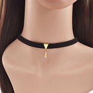 Black Velvet Chunky Collar Necklace Women Choker Bib Statement Jewelry Gift N2