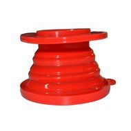 JSS Silicone Coffee Filter Dripper, Food Grade Collapsible Coffee Filter cone with Free Hook (Black) N2