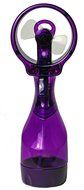 O2Cool Deluxe Misting Fan, Transparent Purple N4