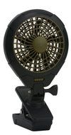 5 Inch Battery Operated Portable Heavy-duty Clip Fan Black/Green