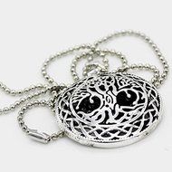 World Tree Yggdrasil Silver Beads Chain Pendant Necklace Jewelry
