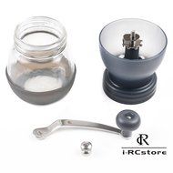 RC Professional Manual Ceramic Burr Coffee Grinder, Hand-crank Coffee Mill, Includes Brush, Black N4