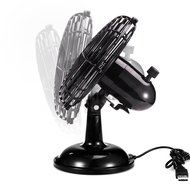 Lileng 818 Desktop Fan USB Power Supply 2 Speeds Mini Portable Oscillating Fan N3