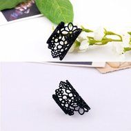 Voberry&reg; Fashion Charm Finger Armor Joint Knuckle Hollow Out Flowers Ring N5