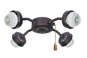 Emerson Ceiling Fans F440AB 4-Light Arm Fitter in Antique Brass N7