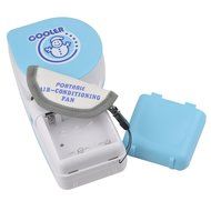 Ebest Blue Hand Held Portable Fan Air Conditioning Conditioner Water Cool Cooler USB Battery Operated N6