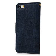 iPhone SE Case,iPhone 5S Case,iPhone 5 Case - Flip Wallet Case Stand Vintage Embossed Flowers PU Leather Texture... N30