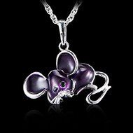 Retro Silver Jewelry Dragonfly Pendant Crystal Sweater Chain Necklace Xmas Gifts N8