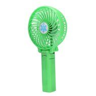 Yoyorule Summer Mini Fan Portable Handheld Air Conditioner Cooler Fan USB Battery (Black) N39
