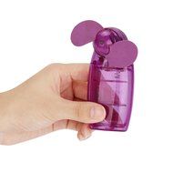 Rumas&reg; Portable Handheld Mini Air Conditioner Cooler Fan Battery (blue) N7