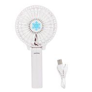 Yoyorule Summer Mini Fan Portable Handheld Air Conditioner Cooler Fan USB Battery (Black) N40