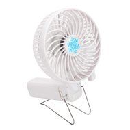 Yoyorule Summer Mini Fan Portable Handheld Air Conditioner Cooler Fan USB Battery (Black) N42