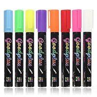 Saver LED Fluorescent Highlighter Marker Pen Wet Liquid Chalk Pen N4