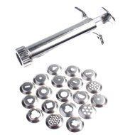 Vktech Polymer Clay Extruder Gun Set Cake Decorating 19 Disc Extruder Decorating Gun