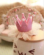 SyGyn(TM) Chic Baby Girls Lace Crown Pearl Princess Hair Clip Hairpin Hair Accessories For Party N2