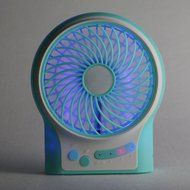 Findway 4-inch Vanes 3 Speeds Electric Portable Mini USB fan Rechargeable Desktop Fan Battery/ USB Powered Laptop... N11