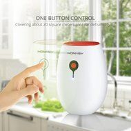 Homasy Portable Mini Dehumidifier, Electric Compact Powerful Auto Humidistat Air Dryer, Whisper Quiet, for Bedroom... N6