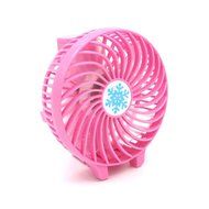 AURIN Electric Handy Fan Mini Portable Fan Foldable Fan with Rechargeable Battery (White) N8