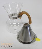 400ML Pour Over Coffee Unit and Stainless Steel Filter