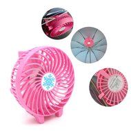 AURIN Electric Handy Fan Mini Portable Fan Foldable Fan with Rechargeable Battery (White) N10