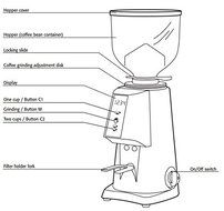 Fiorenzato F4 Electronic Espresso Grinder - Polished