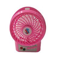 ddLUCK Mini Rechargeable Portable Table Fan 4 inch Mini fan Rechargeable Desktop Fan Battery/ USB Powered Mute... N3
