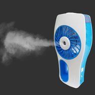 LEDMO Handheld Mini Misting Cooling Fan with USB Rechargeable, Blue N6