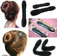 2pcs Hair Tool Styling Accessories Hair Magic Sponge Clip Foam Bun Curler Twist