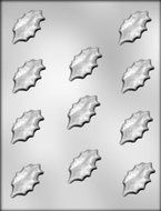 CK Products 2-Inch Single Holly Leaf Chocolate Mold