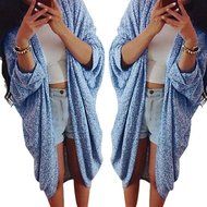 Cardigan Jacket,Morecome Womens Lady Casual Knit Sleeve Sweater Coat N2