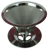 Brave  Hand Drip Pour Over Coffee Maker with Stand | Clever Brewer with Reusable Filter Drippe