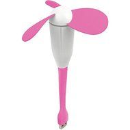 IESSENTIALS IE-PBFAN-PK Power Bank USB Fan (Pink)