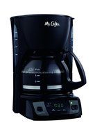 Mr. Coffee CGX7 5-Cup Programmable Coffeemaker, Black