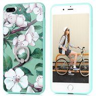 Badalink iPhone 7 Plus Case (5.5&quot;) 360 Degree Rotating Ring Holder Kickstand Shockproof Soft TPU Bumper Frame... N4