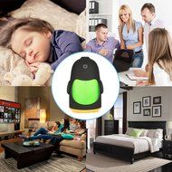 Accmor Penguin 150ml Ultrasonic Cool Mist Humidifier, Mini Portable Virtually Silent Diffuser with Night Light... N5