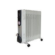 Kingavon Oil Filled 11 Fin 2.5kW Slim line Radiator Heater 24 Hour Timer OR101 by Kingavon