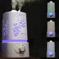 Ultrasonic Cool Mist Aroma Humidifier with Color LED Lights Changing and Waterless Auto Shut-off Function for... N7