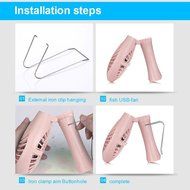 GaGa MILANO Portable Mermaid Fan Handheld and desk Fans with Umbrella Hanging Metal Clip for Home Office cooling... N13