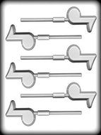 Small Music Note Sucker Hard Candy Mold HS-13936