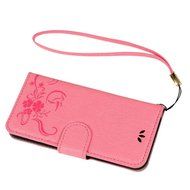 iPhone SE Case,iPhone 5S Case,iPhone 5 Case - Flip Wallet Case Stand Vintage Embossed Flowers PU Leather Texture... N43