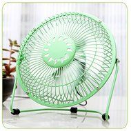 USfafa Mini Usb Table Desk Personal Fan Metal Blades Usb Cable For Laptop/Pc Powered By Netbook, Computer And... N11