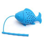 Bargain World Silicone Fish Tea Strainer Infuser Tea Leaf Spice Herbal Filter Diffuser N2