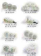 Sorcery Products &trade; (15 Sets / 60 pcs)Fondant Heart Flower Cake Sugarcraft Cookie Mould Icing Plunger Cutter Tool...