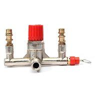 Air Compressor Double Outlet Tube Pressure Regulator Valve Fitting N4